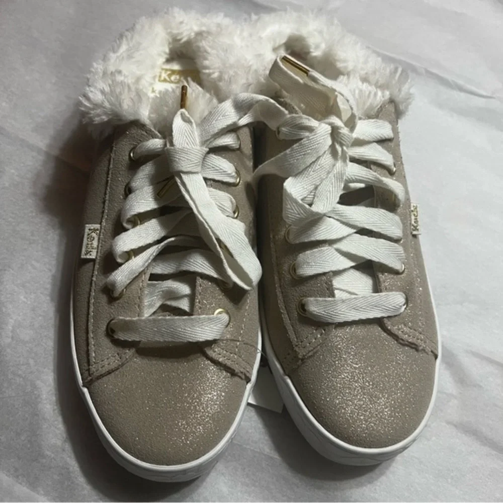 Keds X Kate Spade New York Kickstart Metallic Pink Mule Sneakers NWOB Size 6